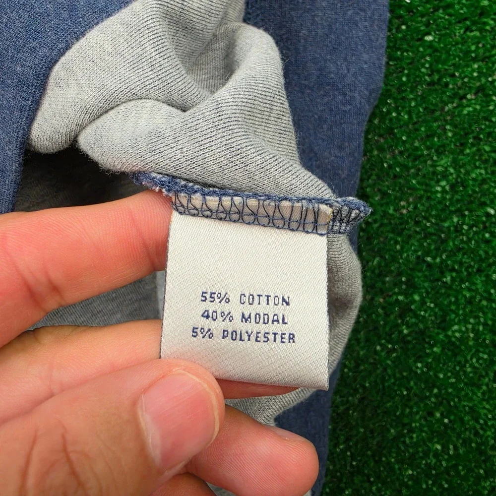 Peter Millar Crown Sweater Mens XL Heather Blue Quarter Zip Pullover Golf Casual